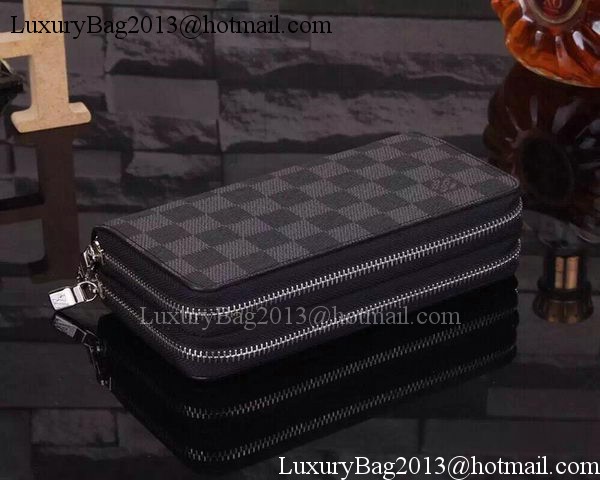 Louis Vuitton Damier Graphite Canvas Zippy Insolite Wallets N61723