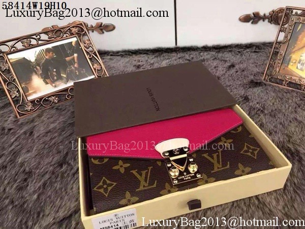Louis Vuitton Monogram Canvas PALLAS WALLET M58414 Rose