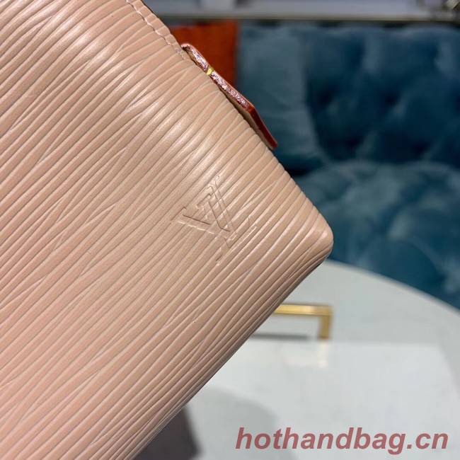 Louis vuitton original Epi Leather COSMETIC POUCH PM M52030 pink Rose Ballerine