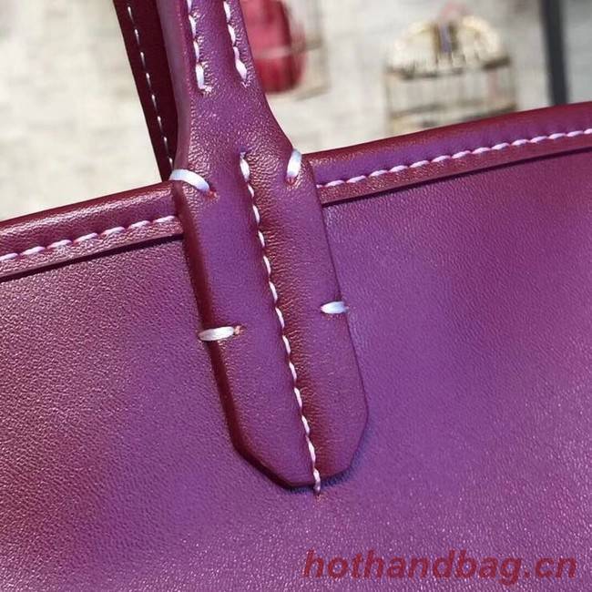 Goyard Calfskin Leather Tote Bag 20208 Wine