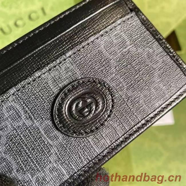 Gucci Card case with Interlocking G 673002 black