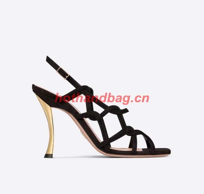 Dior D-FAME HEELED SANDAL Suede Calfskin 93202-1