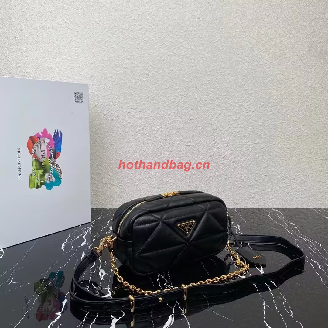 Prada Small nappa leather bag 1HH097 black