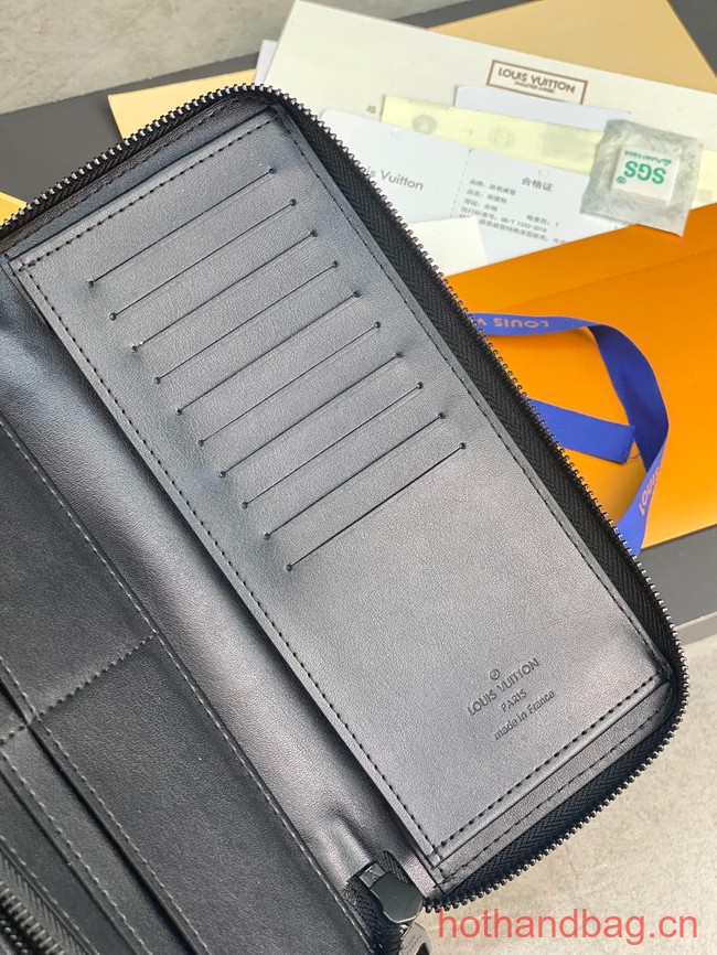 Louis Vuitton Zippy Wallet Vertical M81743 black