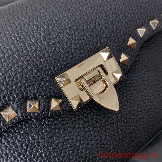 VALENTINO GARAVANI Loco Calf leather bag 0322 black