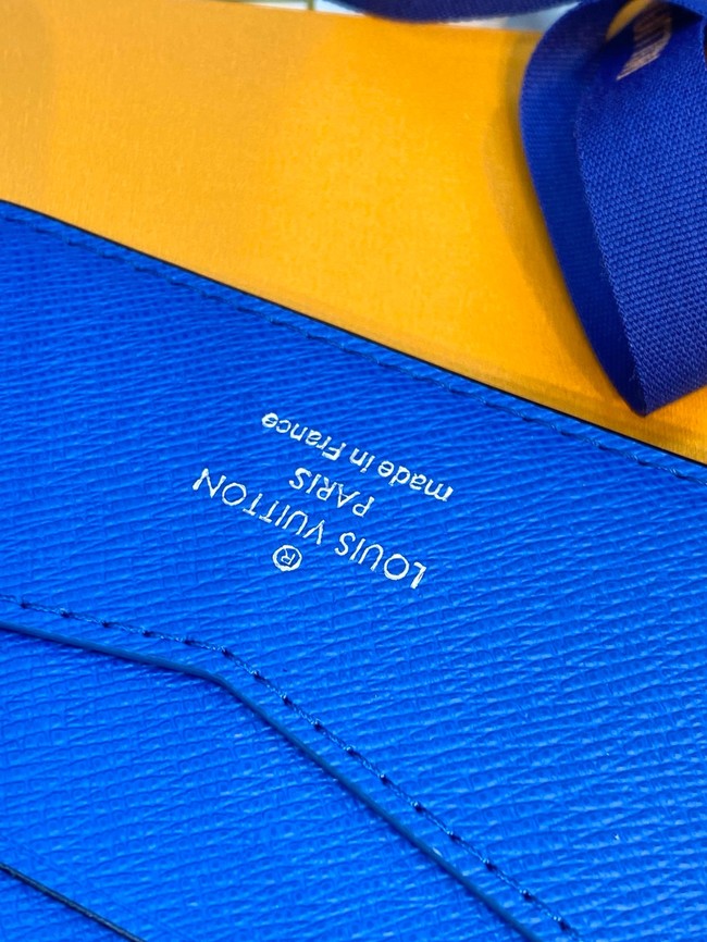 Louis Vuitton Pocket Organizer N00092 Indigo Blue