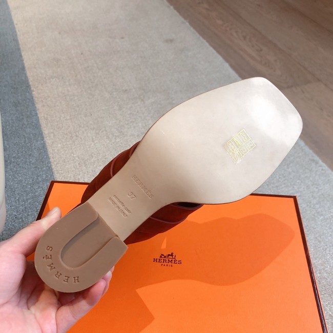 Hermes WOMENS SANDAL Heel 6.5CM 55861-4