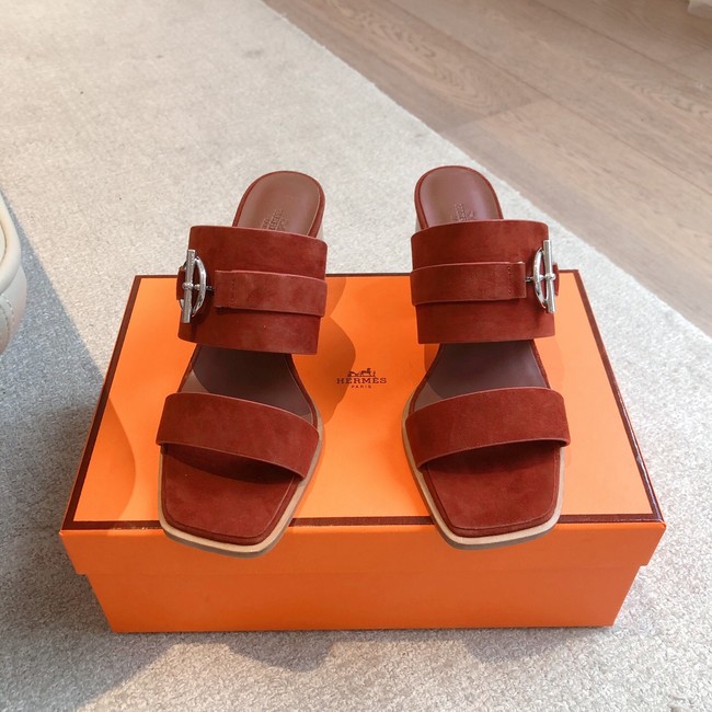 Hermes WOMENS SANDAL Heel 6.5CM 55861-4
