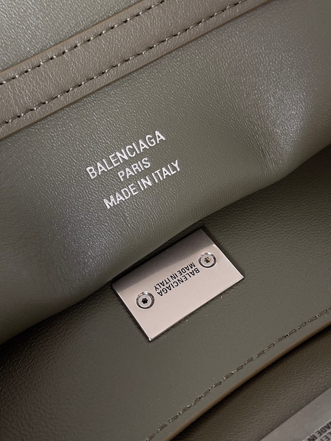 Balenciaga Rodeo Handbag smooth calfskin 795457 Dark green