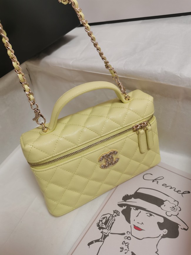 Chanel CLUTCH WITH CHAIN AP4483 yellow