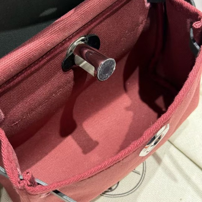 Hermes mini Herbag 20CM Original Canvas Leather & Calfskin 48888-2