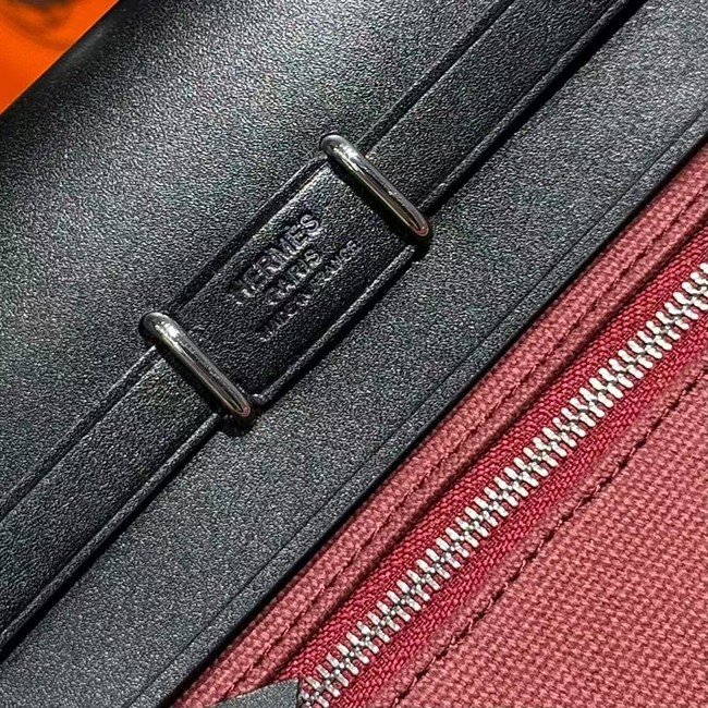 Hermes mini Herbag 20CM Original Canvas Leather & Calfskin 48888-2