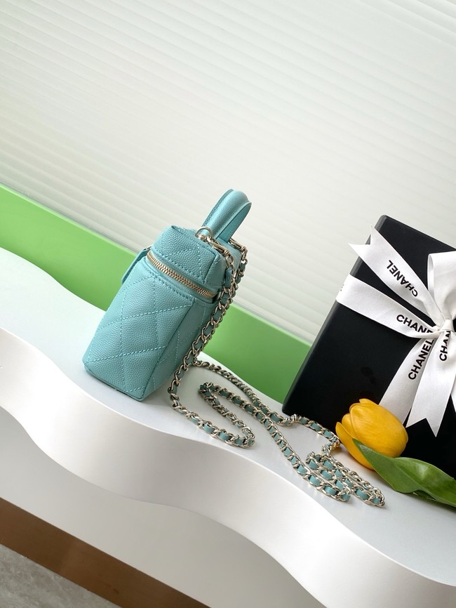 Chanel CLUTCH WITH CHAIN AP4531 Lake blue