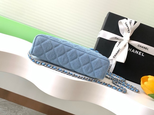 Chanel CLUTCH WITH CHAIN Denim AP4407-2 blue