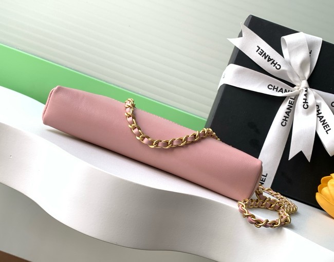 Chanel SUEDE mini 31 bag AP3656 pink