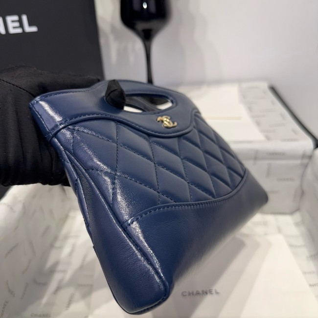 Chanel mini 31 bag AP3656 Deep Blue