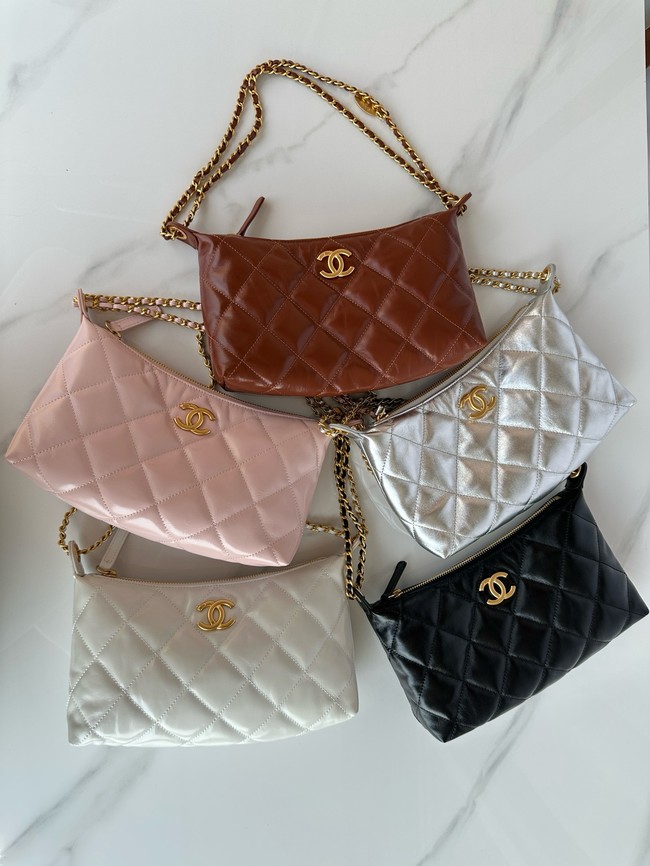 Chanel Medium HOBO BAG AS5498 white