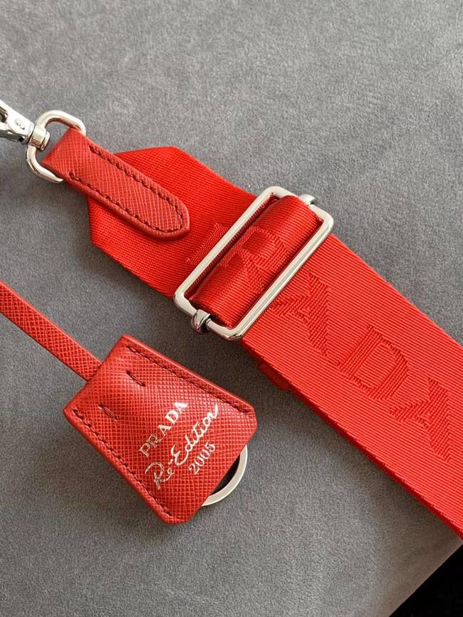 Prada Re-Edition nylon shoulder bag 1BH204 red