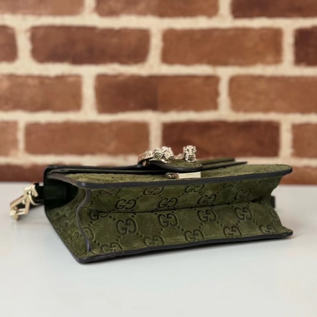 GUCCI DIONYSUS MINI TOP HANDLE BAG 813400 Dark green