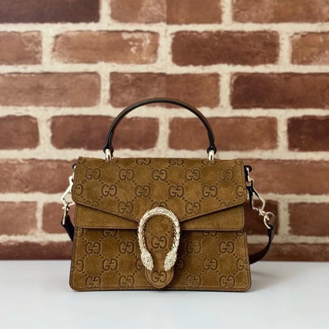 GUCCI DIONYSUS MINI TOP HANDLE BAG 813400 brown