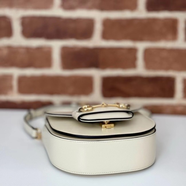 GUCCI HORSEBIT 1955 MINI TOP HANDLE BAG 781387 white