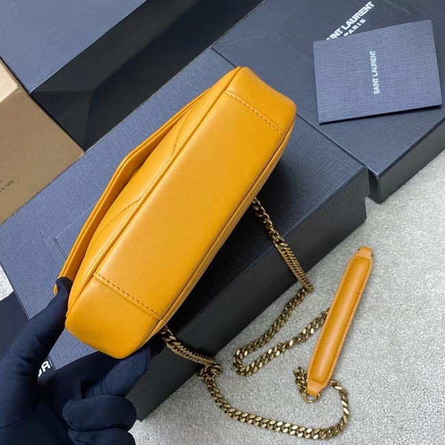 SAINT LAURENT LOULOU MINI IN LAMBSKIN 821749 yellow