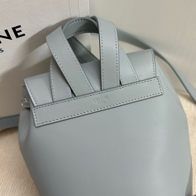 Celine BACKPACK CELINE BONNIE IN SMOOTH CALFSKIN 118703 light blue