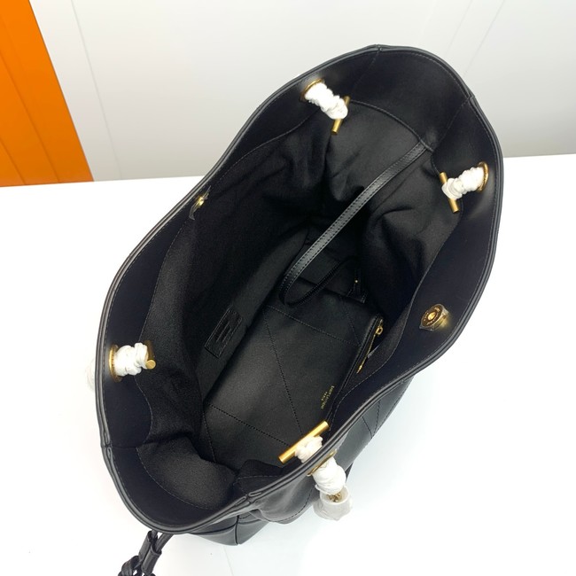 SAINT LAURENT JAMIE SHOPPING IN LAMBSKIN 809824 black