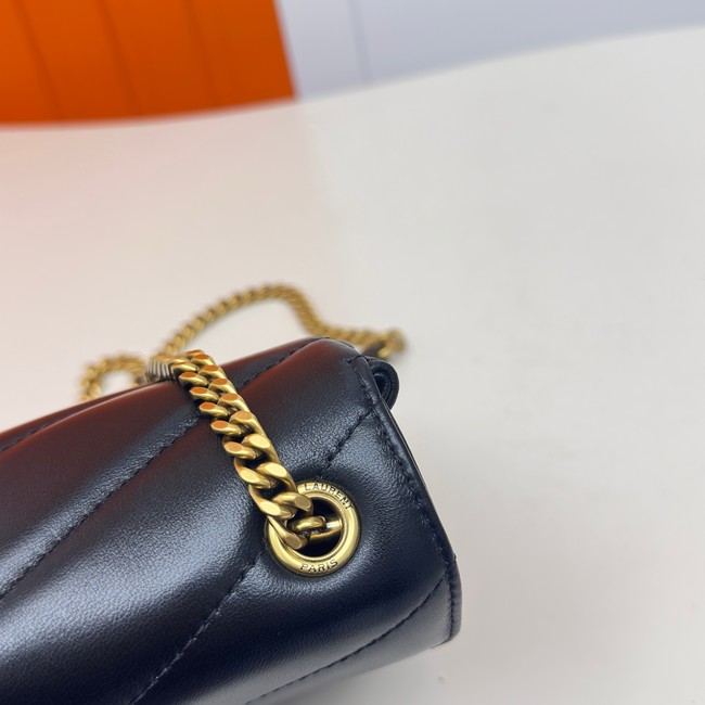 SAINT LAURENT LOULOU MINI IN LAMBSKIN 821749 black