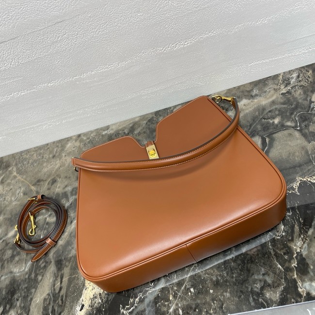 Celine MEDIUM CAMILLE 16 SOFT BAG IN SMOOTH CALFSKIN 119563 TAN