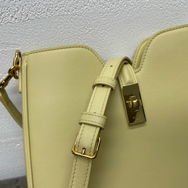Celine SMALL CAMILLE 16 SOFT BAG IN SMOOTH CALFSKIN 120693 SPRING YELLOW