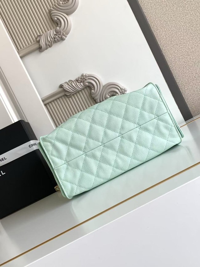 CHANEL 25 SMALL HANDBAG AS5293 Light Green