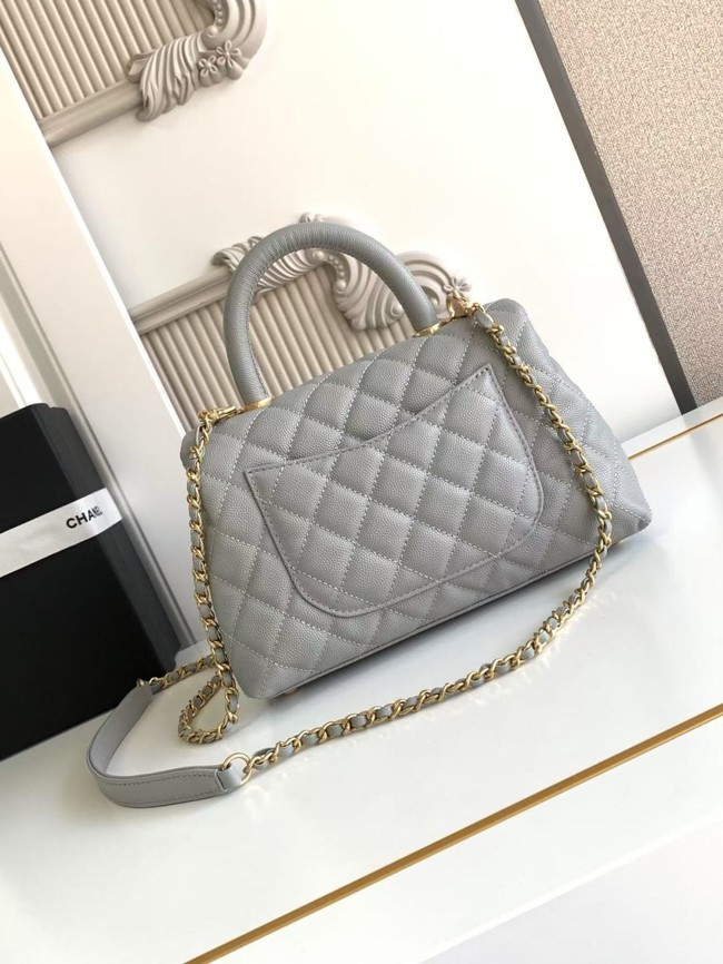 Chanel FLAP BAG WITH TOP HANDLE 92990-10