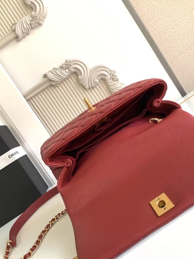 Chanel FLAP BAG WITH TOP HANDLE 92990-11