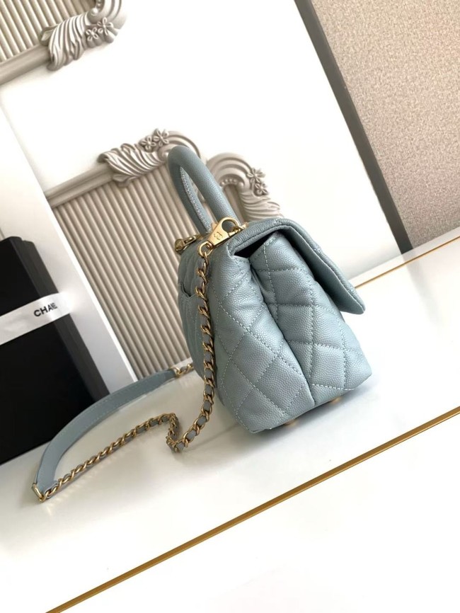 Chanel MINI FLAP BAG WITH TOP HANDLE AS2215-6