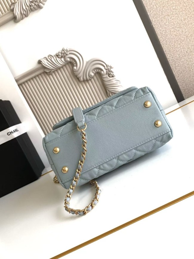 Chanel MINI FLAP BAG WITH TOP HANDLE AS2215-6