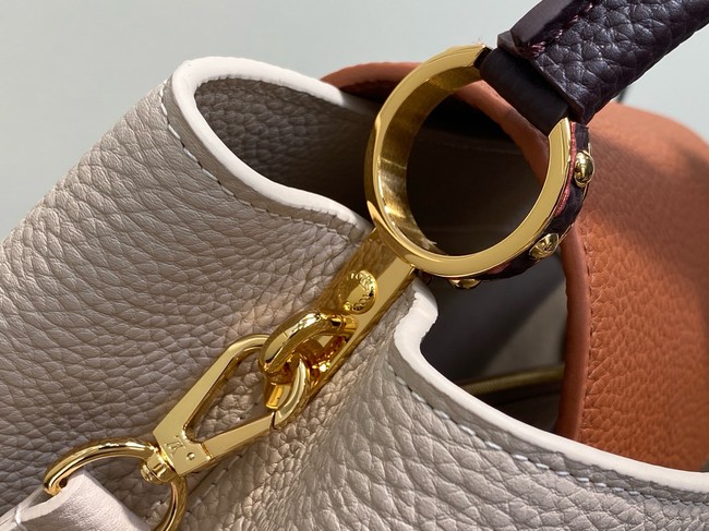 Louis Vuitton Capucines MM M12956 Galet& Tan & Chocolate