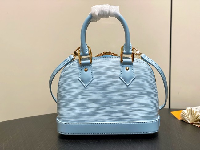 Louis Vuitton Epi grained leather Alma BB M13670 sky blue
