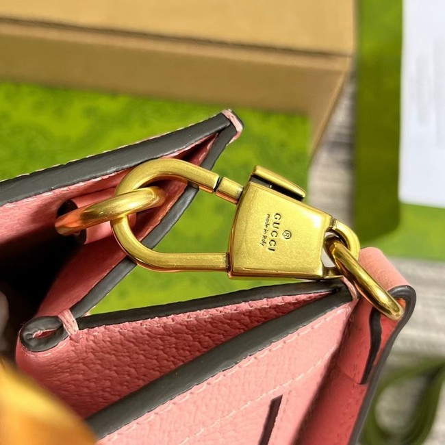 GUCCI DIANA SMALL SHOULDER BAG 735153 pink