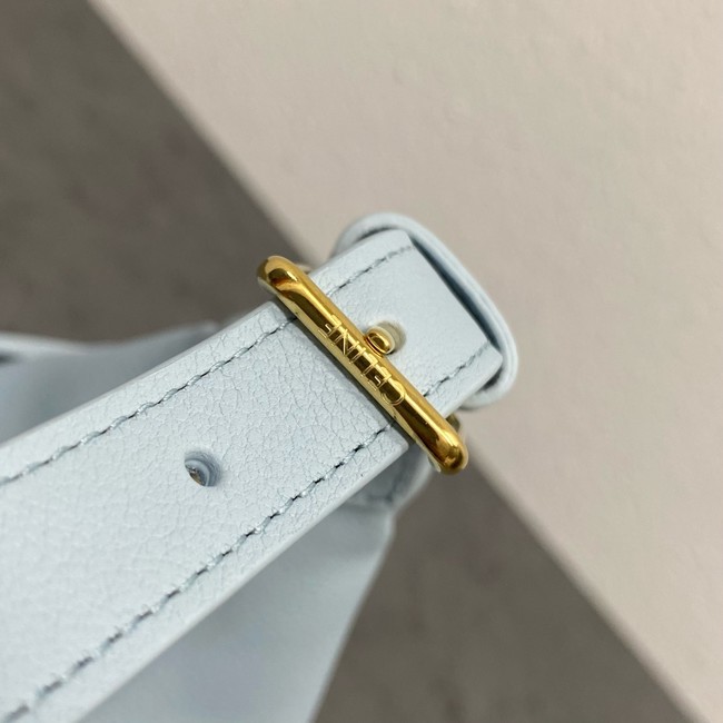 Celine TEEN CELINE LULU IN SUPPLE GRAINED CALFSKIN 120723 ice blue