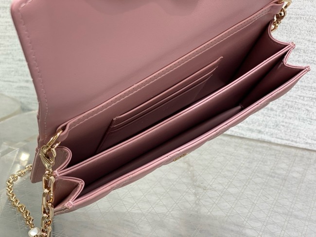 My Dior Mini Bag Cannage Lambskin S0980ONMJ dark pink