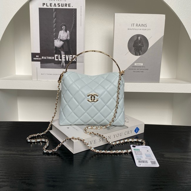 Chanel CLUTCH WITH CHAIN AP4591 light blue