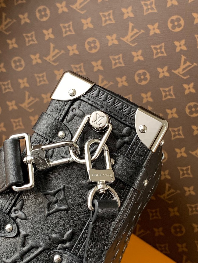 Louis Vuitton Monogram Empreinte Side Trunk MM M25160 black