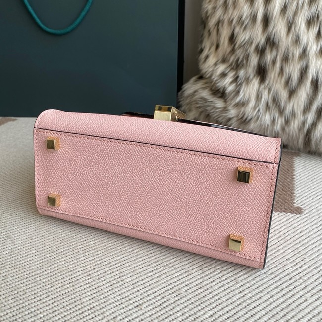 Valextra Iside Top Handle Mini Bag 00359 pink