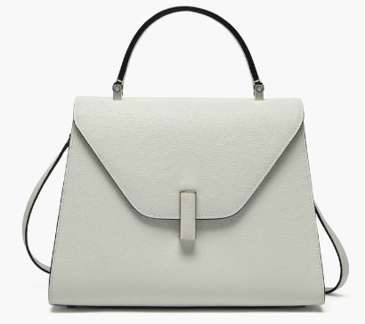 Valextra Iside Top Handle Medium Bag 56028 OFF WHITE