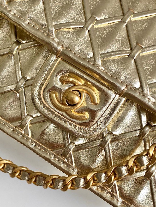 Chanel Mini flap bag AS4795 GOLD