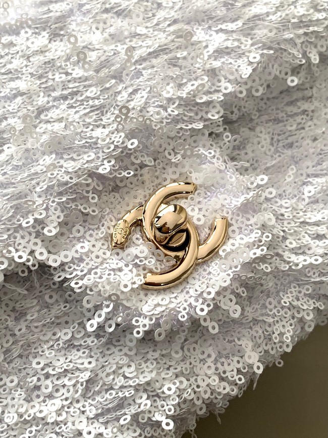 Chanel FLAP BAG AS4561 white