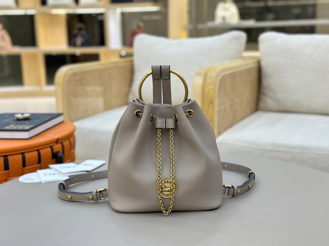 CHLOE leather shoulder bag 9965 gray