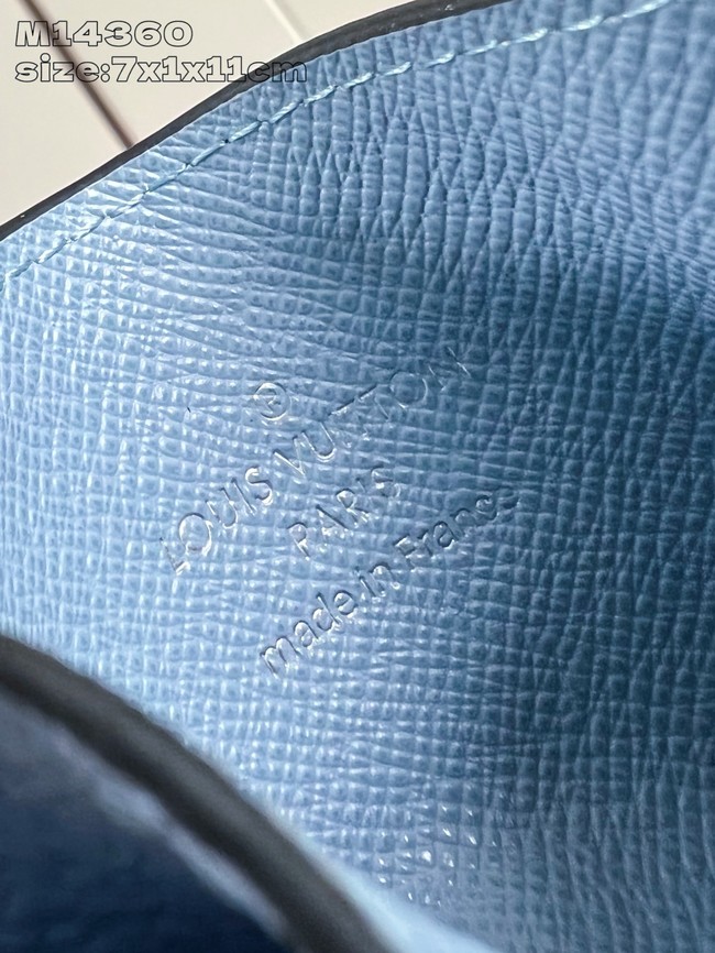 Louis Vuitton Double Card Holder M14359 Sky blue