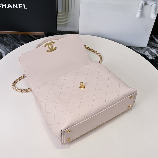 Chanel MAXI FLAP BAG WITH TOP HANDLE AS5543 PINK